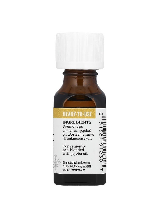 Aura Cacia, Pure Essential Oil in Jojoba Oil, Frankincense, 0.5 fl oz (15 ml) - Image 2