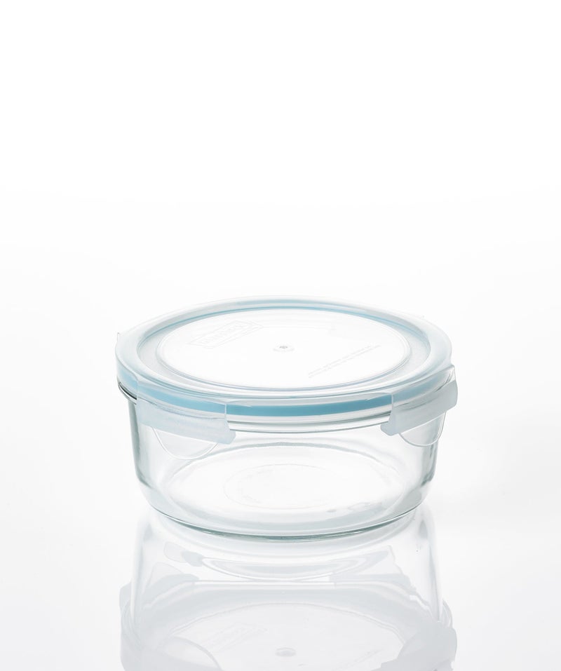 غلاسلوك جلاسلوك MCCB-095 علبة حفظ طعام زجاجية دائرية 950 مل محكمة الإغلاق خالية من BPA وآمنة للميكروويف - Image 1