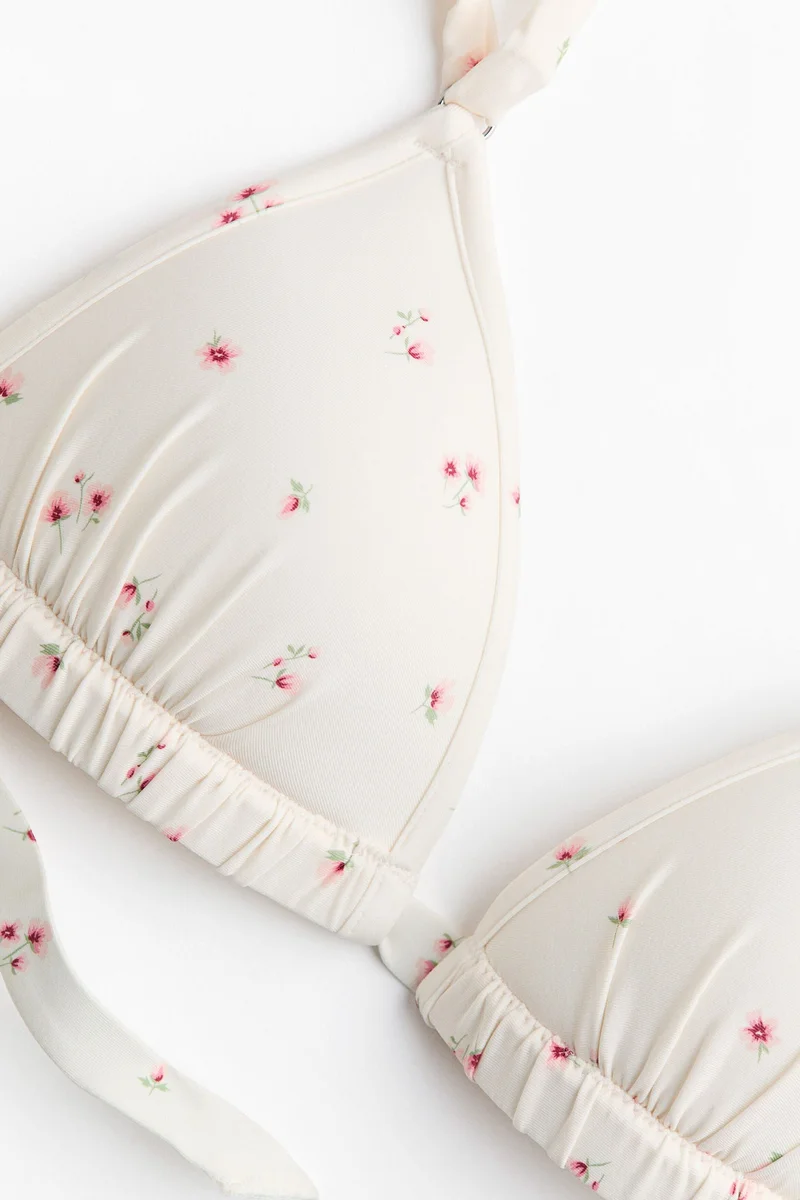 اتش اند ام بيكيني توب بقوالب مثلثة بوش اب