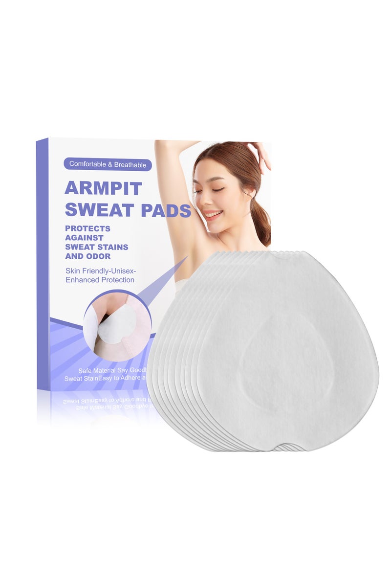 10PCS Breathable Armpit Sweat Pads with Triple-Layer Protection | Invisible & Soft Underarm Sweat Pads for All-Day Dryness | Highly Absorbent Armpit Sweat Pads for Women & Men | Underarm Sweat Pads with 100% Cotton Surface | Sweat Absorbing Pads for Armpit Anti Sweat Protection - Image 1