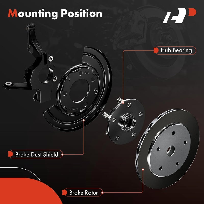 A-Premium Brake Dust Shield for Jeep and Dodge - Image 3