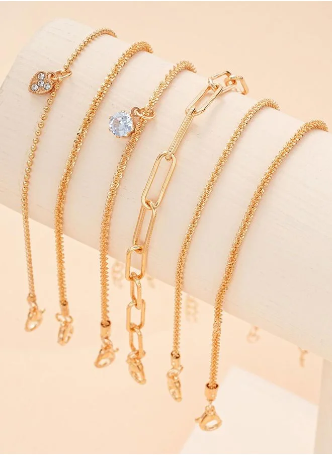 Styli Set of 4 - Trail & Pendant Necklace with Lobster Clasp