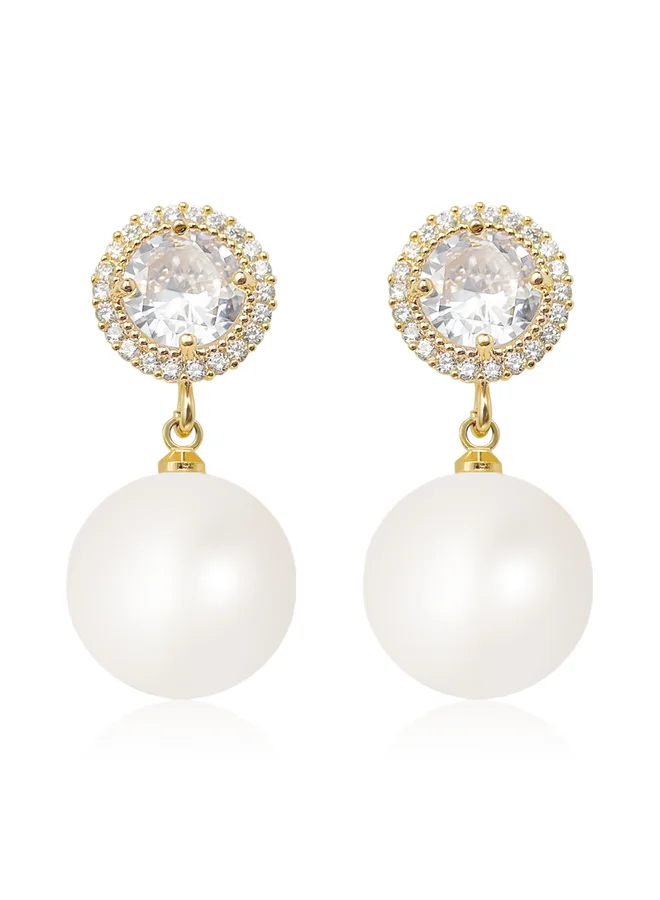 Take Two  Faux Pearl Dangle Earrings for Women | Best Price UAE