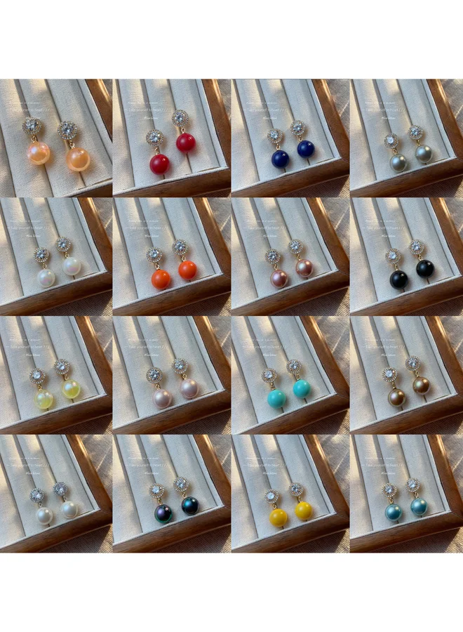 Take Two  Faux Pearl Dangle Earrings for Women | Best Price UAE