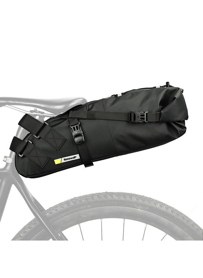 Rhinowalk Bike Saddle Tube Bag Waterproof Bicycle Under Seats Bag Large Capacity Cycle Storage Bag Quick Release Bicycle Accessories  - Image 1