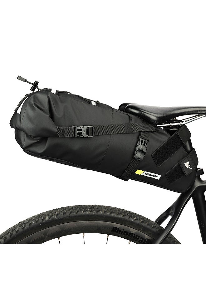 Rhinowalk Bike Saddle Tube Bag Waterproof Bicycle Under Seats Bag Large Capacity Cycle Storage Bag Quick Release Bicycle Accessories  - Image 4