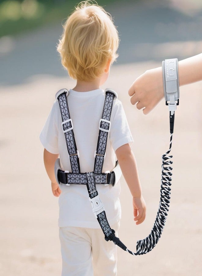 bearcouple Toddler Leash & 4-in-1 Adjustable Anti-Lost Harness | Reflective Safety Strap with Wrist Link for Boys, Girls & Kids | Secure for Outdoor, Travel, Shopping, Parks - Image 2