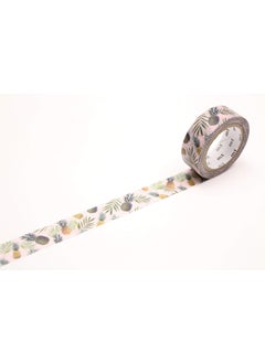 MT mt Washi Masking Tape EX Series, 15 mm x 7 mtrs Shade - Pineapple, (Pack of 1)  - Image 1