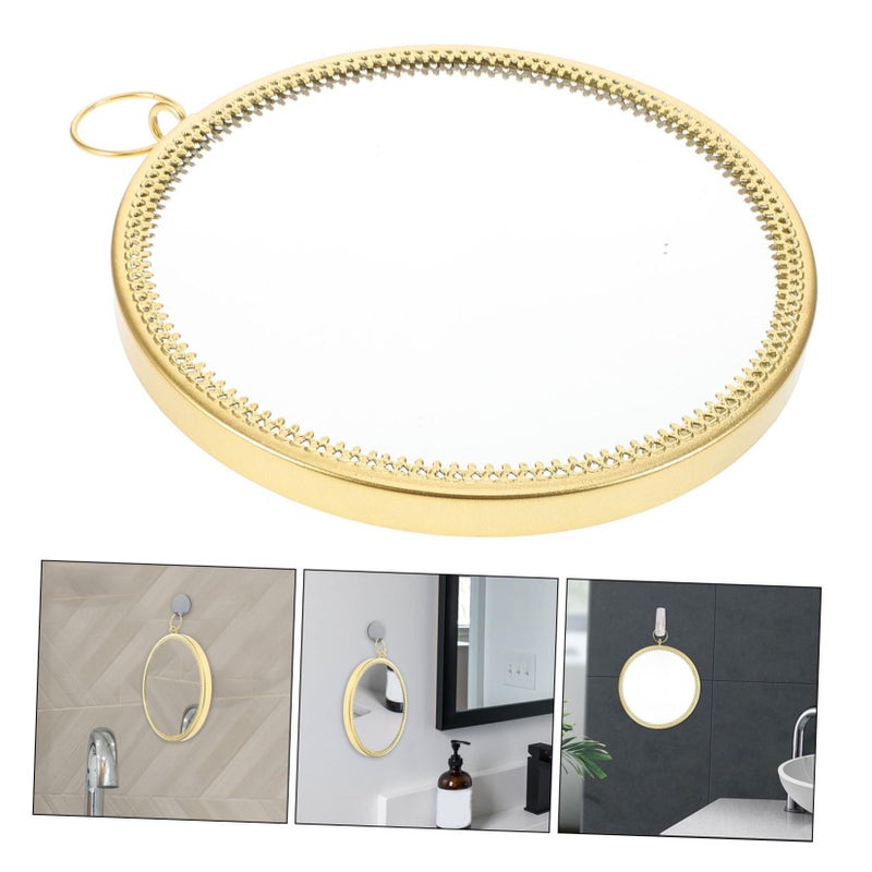 Vintage Wall Mirror With Frame For Entryway Bathroom Bedroom Makeup Decor - Image 4