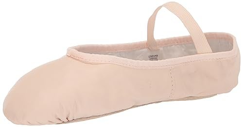Bloch Dance Womens Dansoft Full Sole Leather Ballet SlipperShoe Theatrical Pink55 A US - Image 1