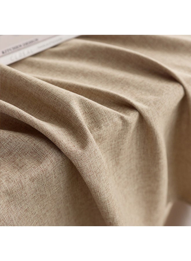 Solid Color Heat-Resistant Tablecloth, 140x180cm Beige, Insulating Fabric for Dining Table Tea Table Coffee Table Decoration - Image 4