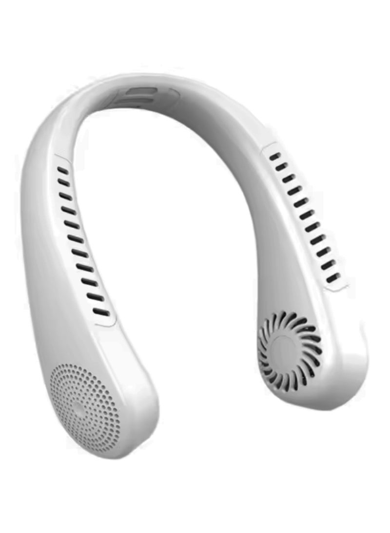Bladeless Portable Neck Fan – Hands-Free Wearable Design with 3 Adjustable Speeds for Indoor & Outdoor Use  - Image 1