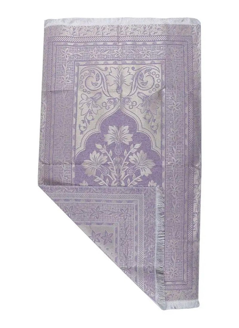 MANASEK - Manasek Safe 67 x 115 cm Silk Bag Prayer Mat (Purple) - Image 1