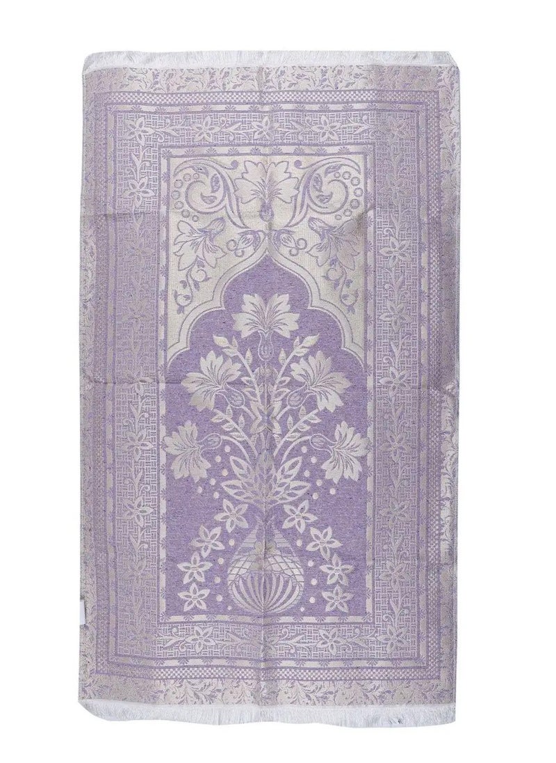 MANASEK - Manasek Safe 67 x 115 cm Silk Bag Prayer Mat (Purple) - Image 1