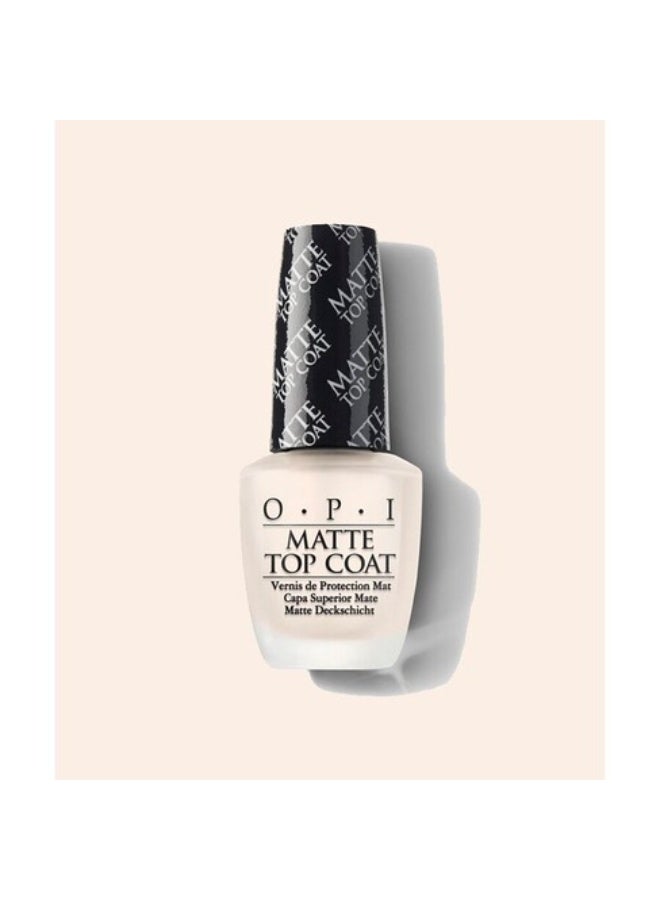OPI Matte Top Coat 15ml - Image 4