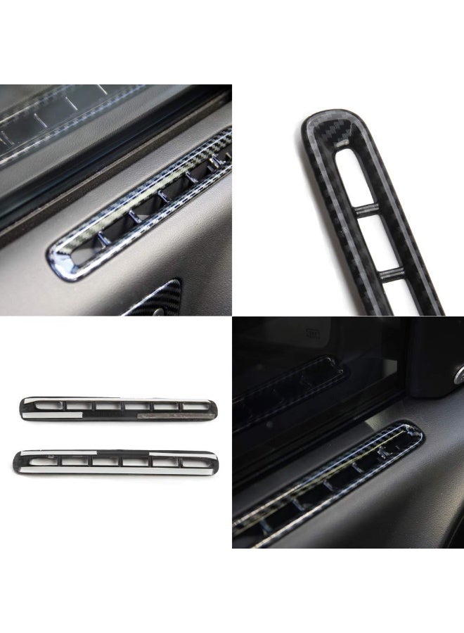 KISSUN Door A/c Vent Panel Air Carbon Fiber Accessories For Dodge Charger 2011+ - Image 2