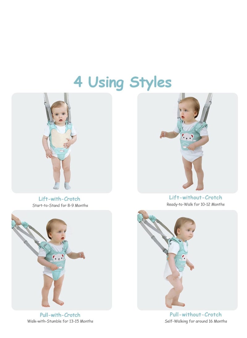 XiuWoo Baby Walking Harness Handheld Baby Walker Assistant Belt with Baby Head Protector Baby Helmet for Crawling and Walking Baby Knee Pads  - Image 5