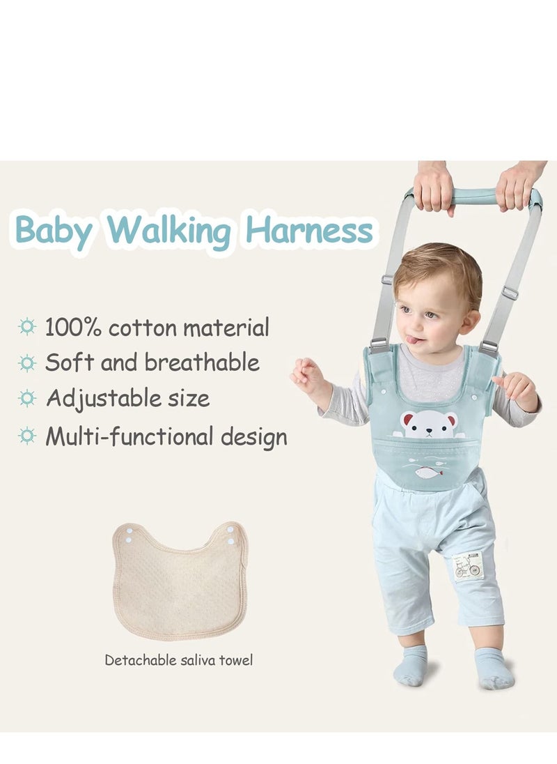 XiuWoo Baby Walking Harness Handheld Baby Walker Assistant Belt with Baby Head Protector Baby Helmet for Crawling and Walking Baby Knee Pads  - Image 3