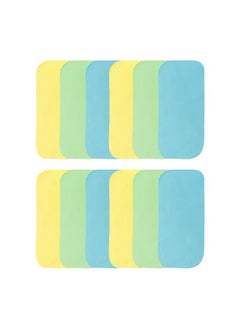 Superbottoms Reusable Stay-Dry Fleece Nappy Liners For Cloth Diapers For Babies, (Set Of 12)- Pack Of 12, Easy Clean Top Sheets For Washable & Reusable Cloth Diapers, Multicolour  - Image 1