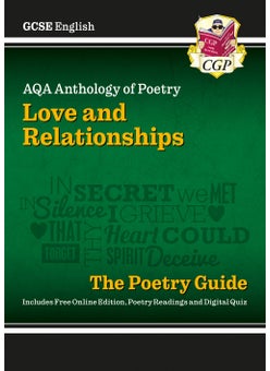 GCSE English AQA Poetry Guide - Love & Relationships Anthology inc. Online Edn, Audio & Quizzes  - Image 1
