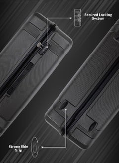 PARAJOHN Winso ABS Hardside Spinner Check In Large Luggage Trolley 28 Inch Grey  - Image 3