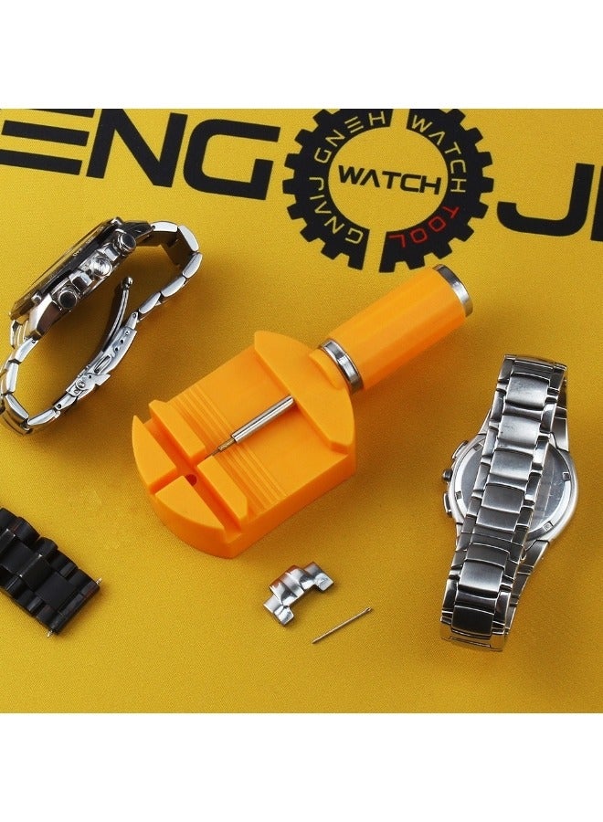 Watch 12 Pcs Watch Repair Tool Professional Repair Watch Disassembly And Adjustment Device Steel Band Watch Replacement Watch Chain Remover Link Pin Metal Adjustor Watch chain Repairing Tool - Image 2