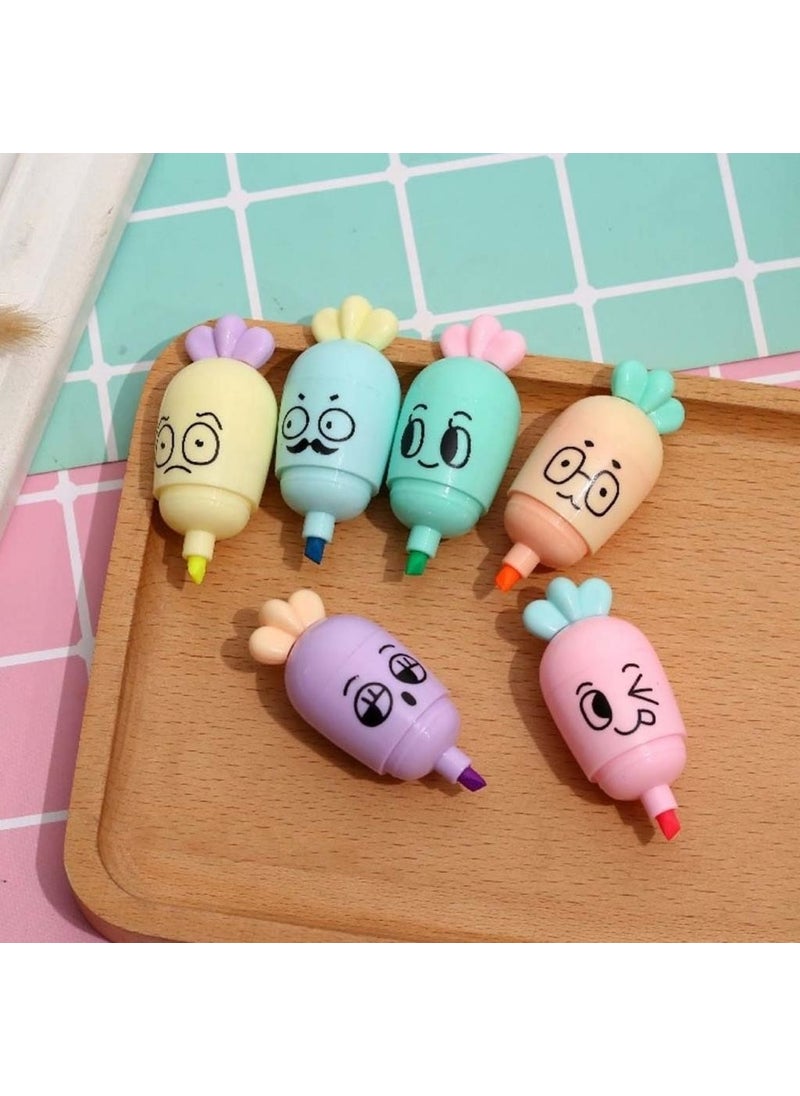 Easyso Carrot Highlighter Marker Mini 6 Pcs  - Image 3