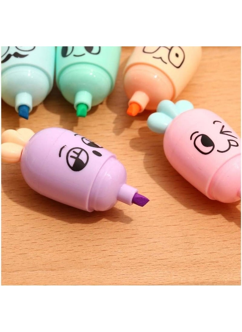 Easyso Carrot Highlighter Marker Mini 6 Pcs  - Image 2