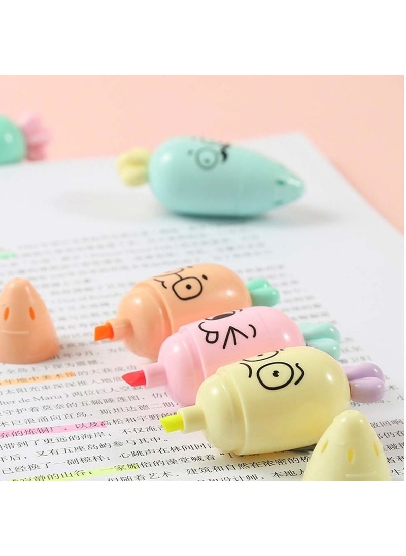 Easyso Carrot Highlighter Marker Mini 6 Pcs  - Image 5