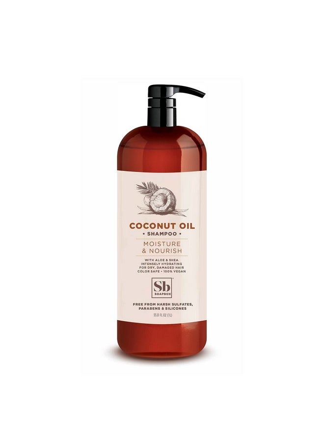 Soapbox Coconut Oil Shampoo, Sulfate Free, Paraben Free, Silicone Free, Color Safe, and Vegan Hair Shampoo (33.8 Ounces) - pzsku/Z129D759952E02B9FC6F2Z/45/_/1736426569/c178ae95-16e0-4a67-9c36-6a87e5f6eb90