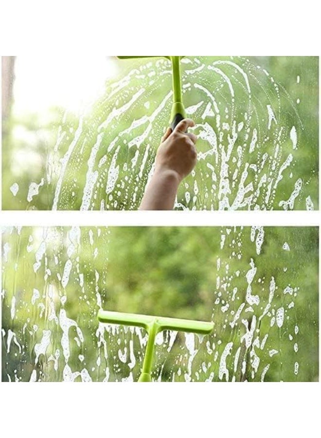 Generic Window Glass Squeegee with Silicone Blade – Shower Door & Mirror Cleaner, Bathroom/Window/Car Windshield Wiper – Ergonomic Non-Slip Handle with Hanging Hole – Streak-Free Cleaning – Multicolor – 1pcs - Image 2