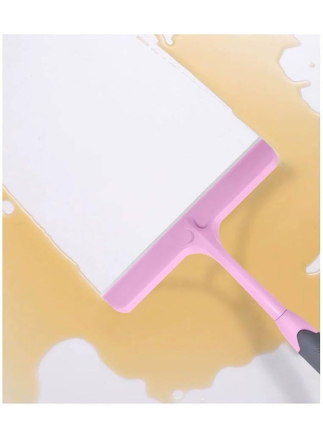 Generic Window Glass Squeegee with Silicone Blade – Shower Door & Mirror Cleaner, Bathroom/Window/Car Windshield Wiper – Ergonomic Non-Slip Handle with Hanging Hole – Streak-Free Cleaning – Multicolor – 1pcs - Image 4