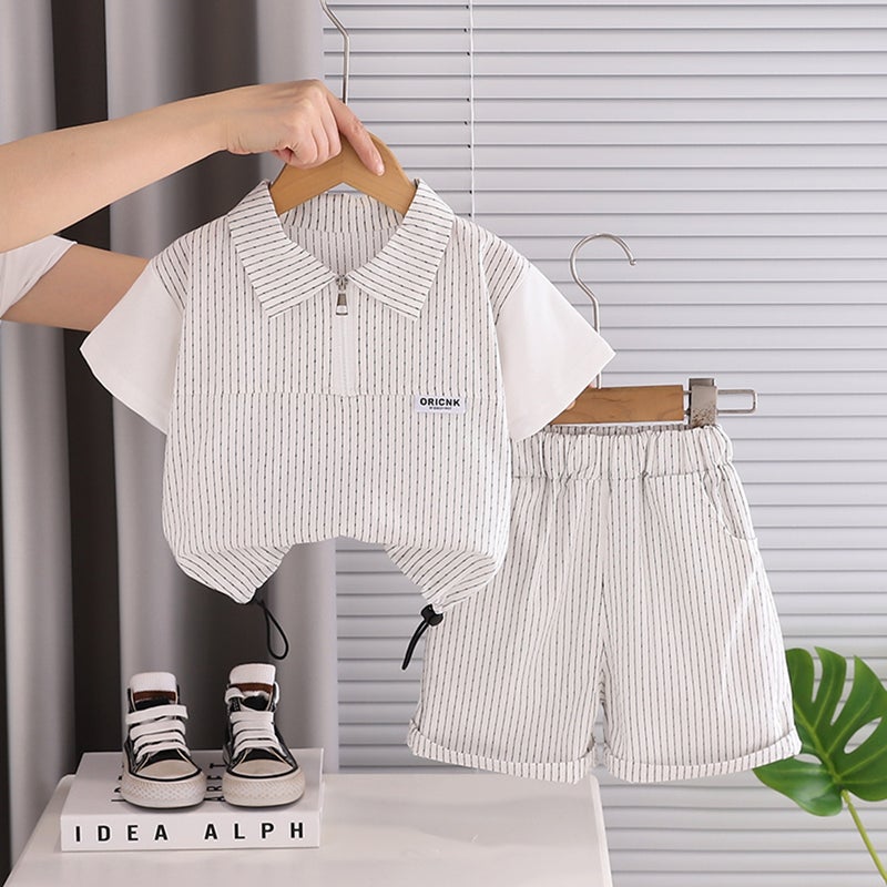 ChicPoint 2 Pcs 2-4years Boys Pants Suit - Image 1