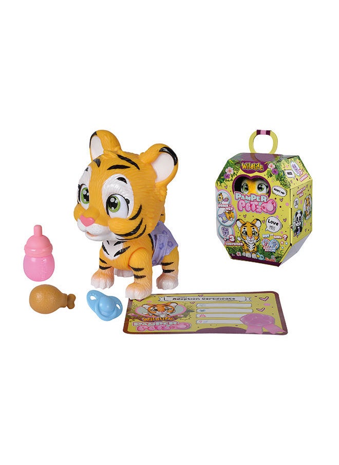 Simba Pamper Petz Tiger With 3 Surprises  - Image 1