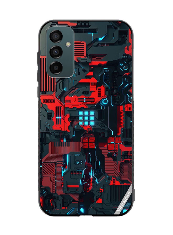 VR CREATIVE Protective Case Cover For Samsung Galaxy M23 Circuit Design Multicolour - Image 1