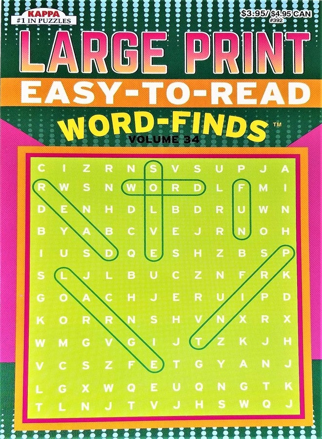 Kappa Easy-to-Ready Word-Finds, Volume 34 - Image 1