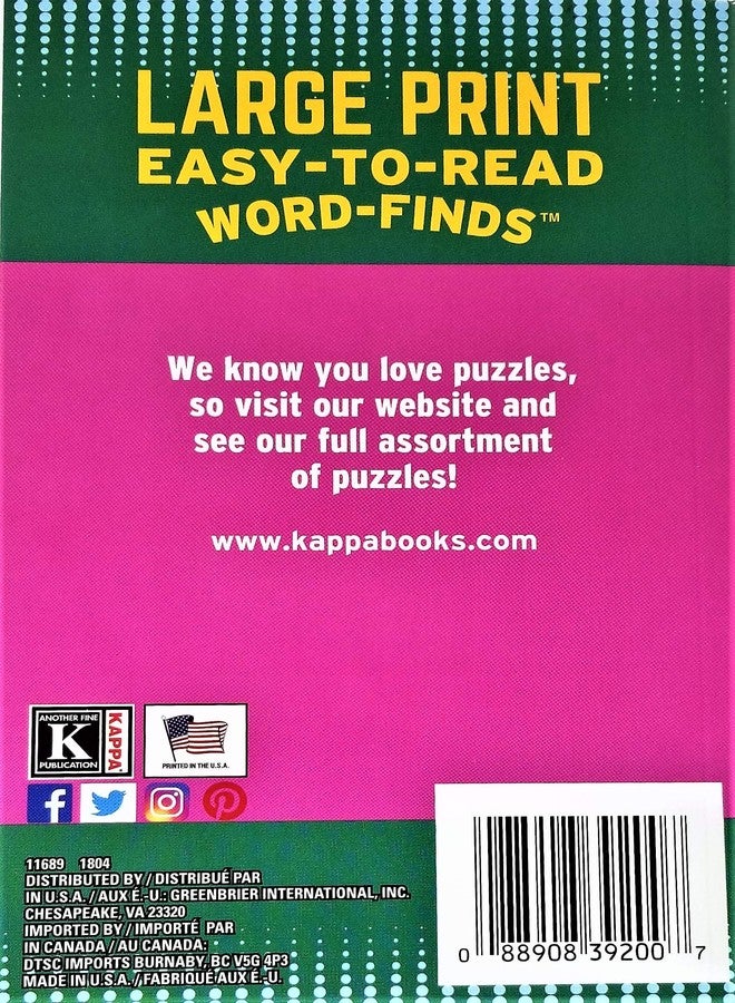 Kappa Easy-to-Ready Word-Finds, Volume 34 - Image 2