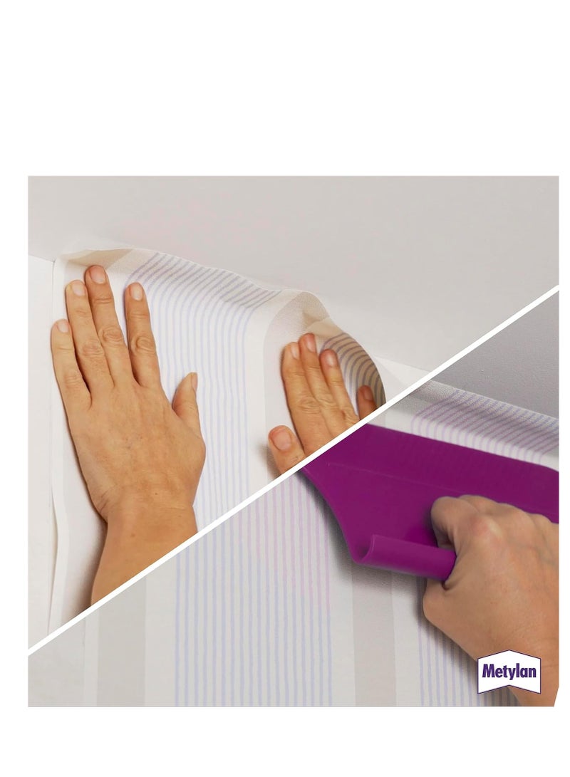 Pattex Metylan Wallpaper Adhesive - 125gm, Suitable for light, regular and heavy paper, Preservative free and ideal for crafts. - Image 5