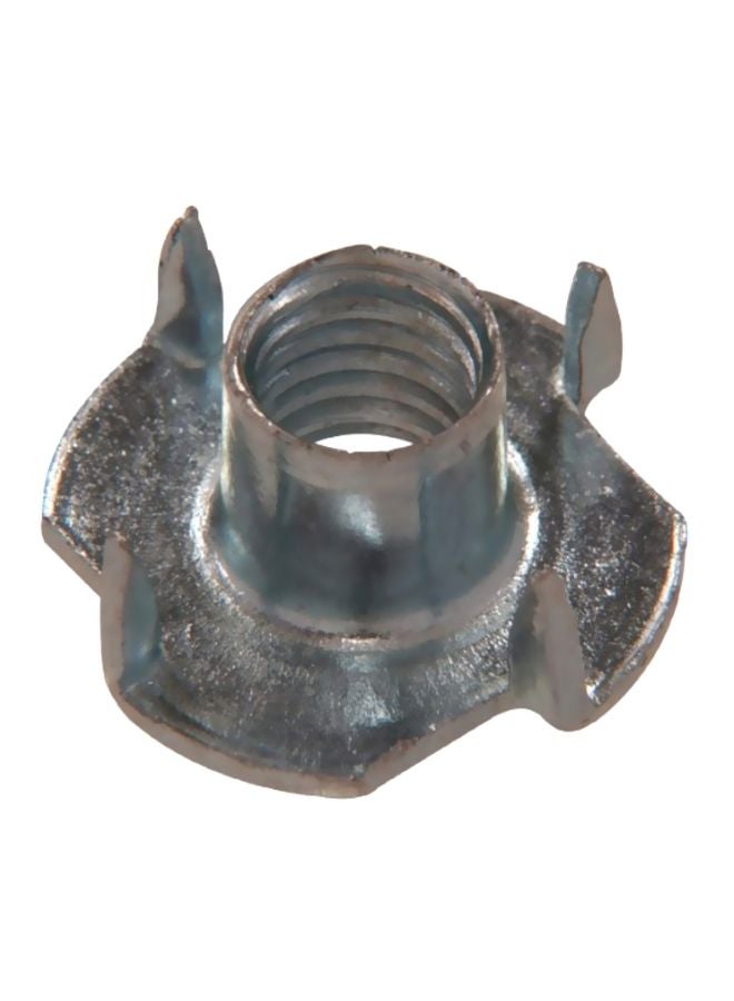 Hillman 180295 Pronged Tee Nut, 10-32 , Pack of 100 , Zinc - Image 1