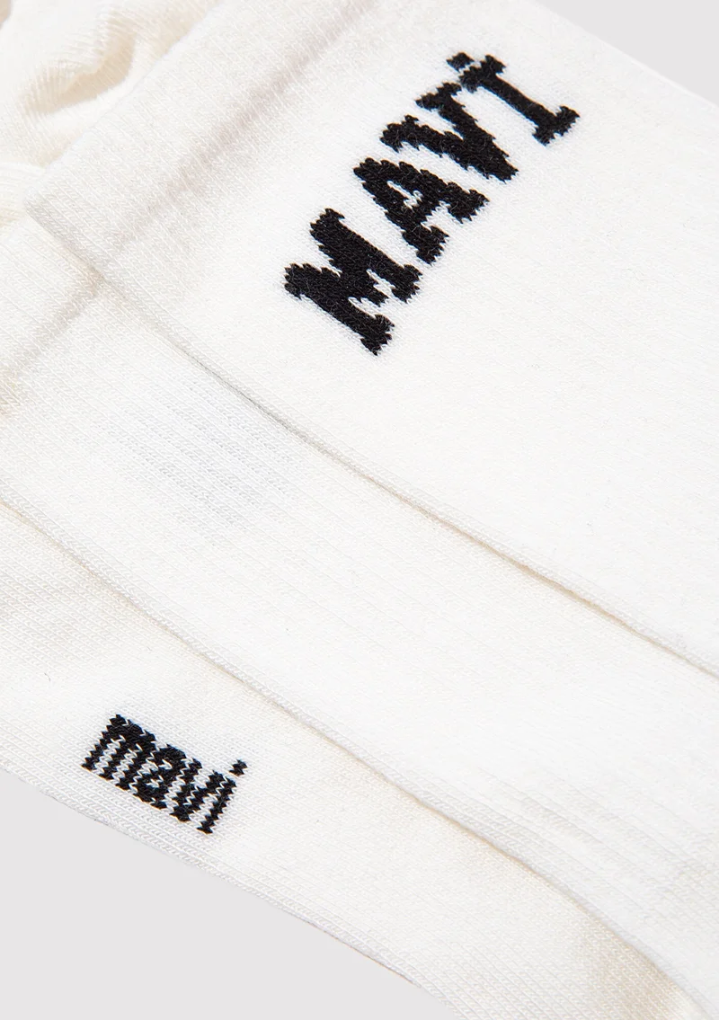 مافي White Socket Socks