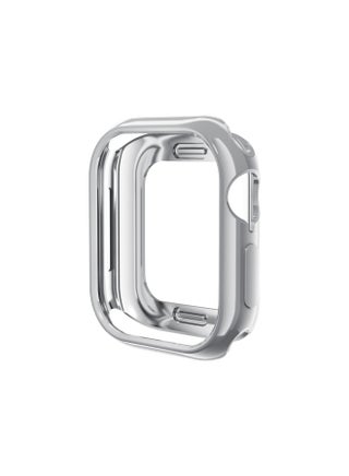 For Apple Watch10 Apple Watch Case Iwatch10 TPU Case Half Bag Hollow Case-Color:Silver-Dimensions:S10#42mm (opp Packaging) - pzsku/Z129E09FC0AC73177515EZ/45/1746191918/8626f3d2-88a5-4c51-b9e1-4298fad7911f