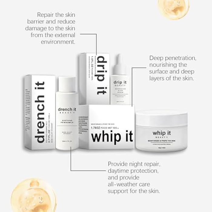 SURORAIN Moisturizing Facial Skincare Set, Includes Serum, Essence Lotion & Face Cream, Deeply Hydrating and Firming, Skincare Gift Set for Girls Women, Travel Facial Kit, Suitable for All Skin Types - Image 2