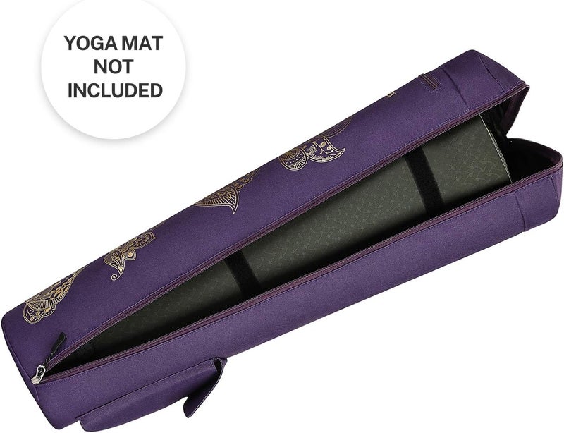 Gonex Yoga Mat Bag, Yoga Mat Carrier Full-Zip Exercise Yoga Mat Carry Bag for Women Men with 2 Multi-Functional Storage Cargo Pockets Extra Wide Adjustable Shoulder Strap - Image 5