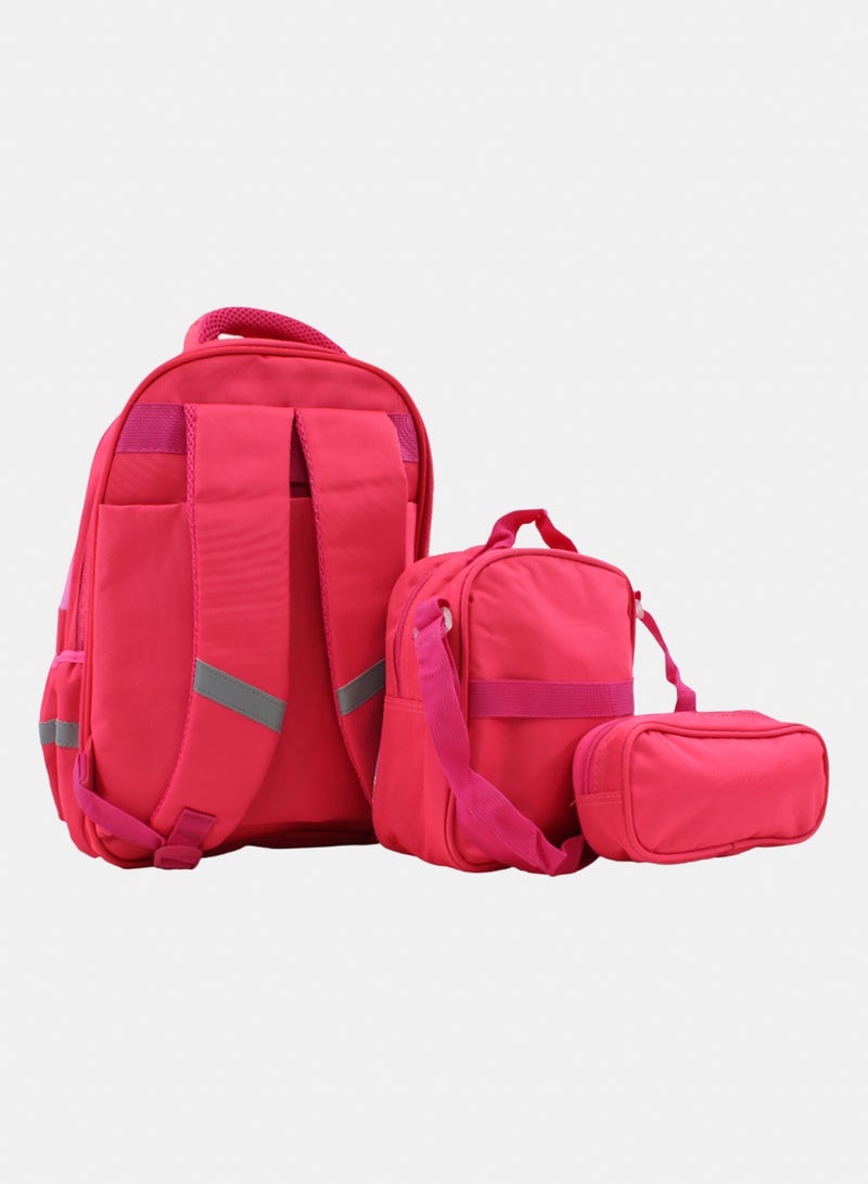 MIGO School Set Unicorn Backpack 16 Inches – Watermelon & Purple - Image 2