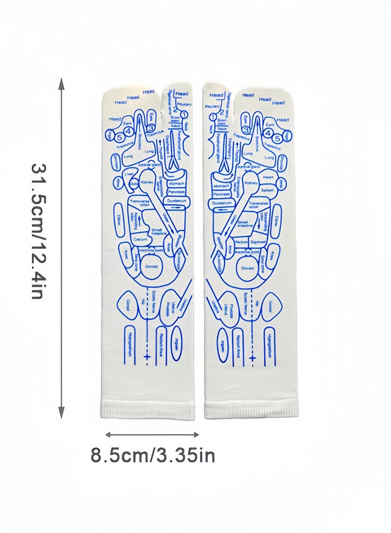 الجوارب الجوارب المنعكسة لعلاج Acupoint ، جوارب تدليك ، تخفيف الجوارب الجوارب العلاج الطبيعي وأدوات التدليك - Image 5
