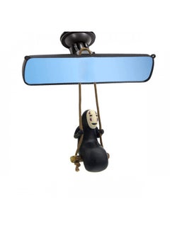Cute Anime Accessories for Car Interior Ornaments Faceless Male Car Pendant No Face Man Swing Car Rearview Mirror Decor Birthday Gift Auto Crafts Doll