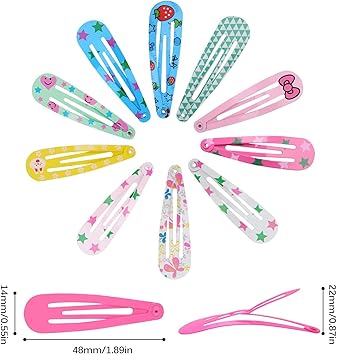 Fascigirl 120PCS Hair Clips for Girls NonSlip Metal Barrettes Baby Girl Cute Hair Clips Coloured Hair Slides Hair Clips Girls Hair Accessories for Toddlers Kids - Image 3