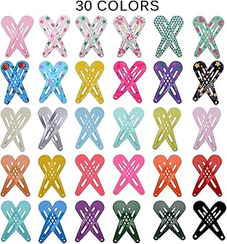 Fascigirl 120PCS Hair Clips for Girls NonSlip Metal Barrettes Baby Girl Cute Hair Clips Coloured Hair Slides Hair Clips Girls Hair Accessories for Toddlers Kids - Image 2