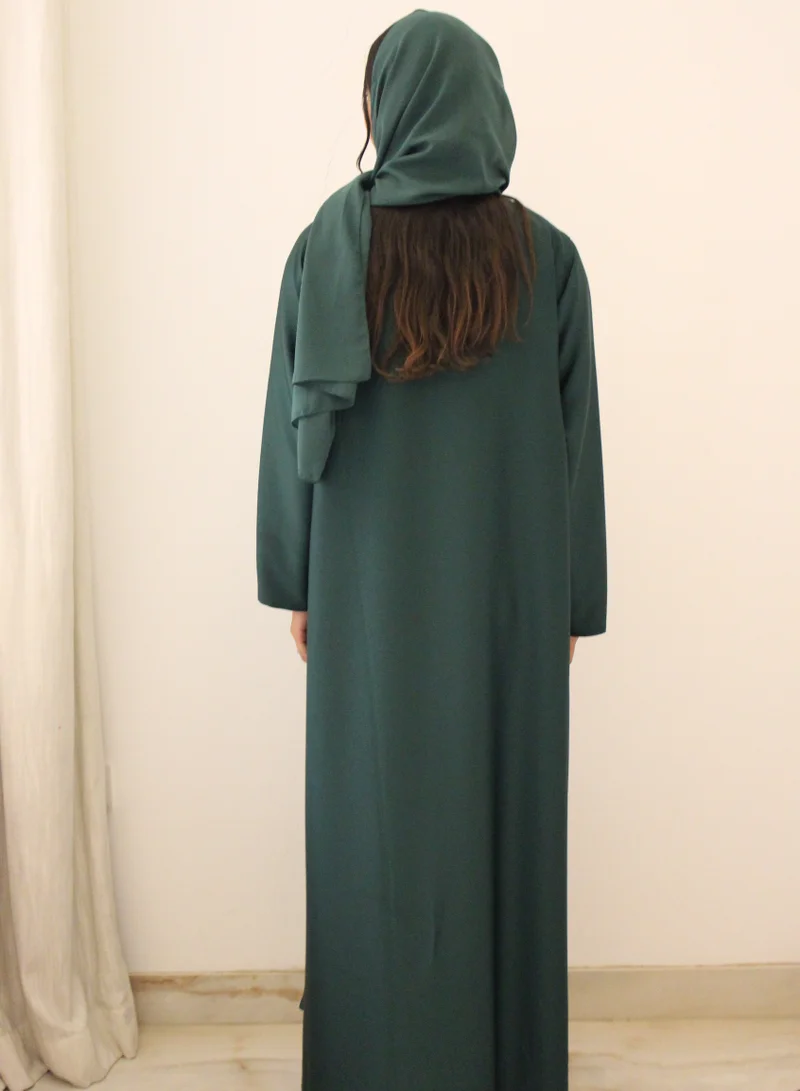 JAMEELA Womens Reversible Abaya in Armani Silk