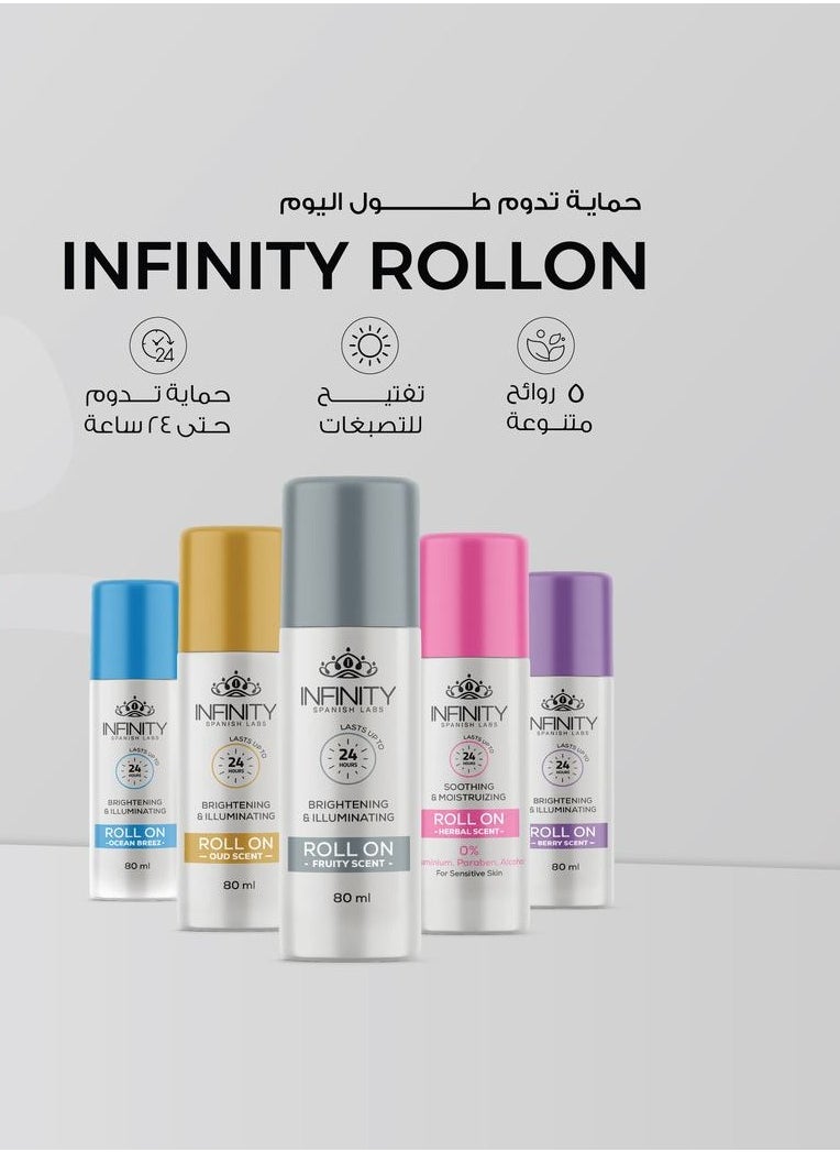 Infinity - Infinity Roll On Brightening Illuminating Fruity Scent 80ML - Image 1